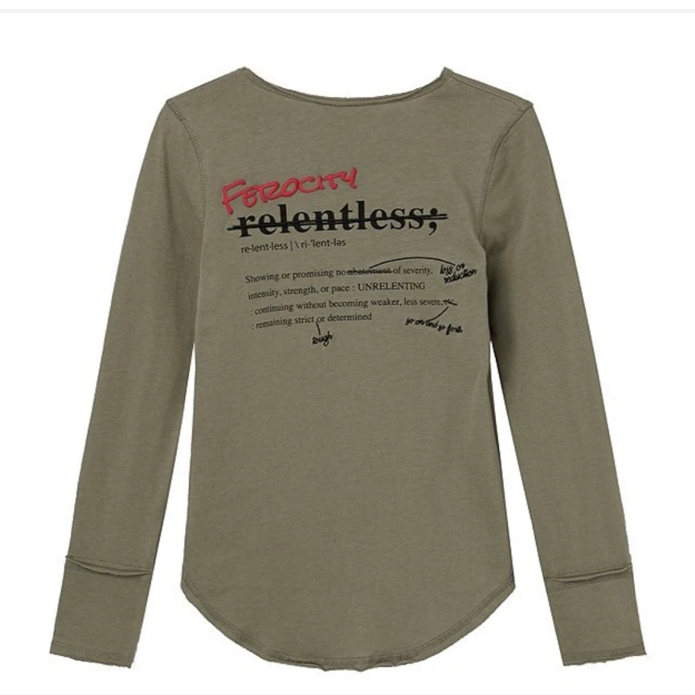 Truce  Split Neck T-Shirt